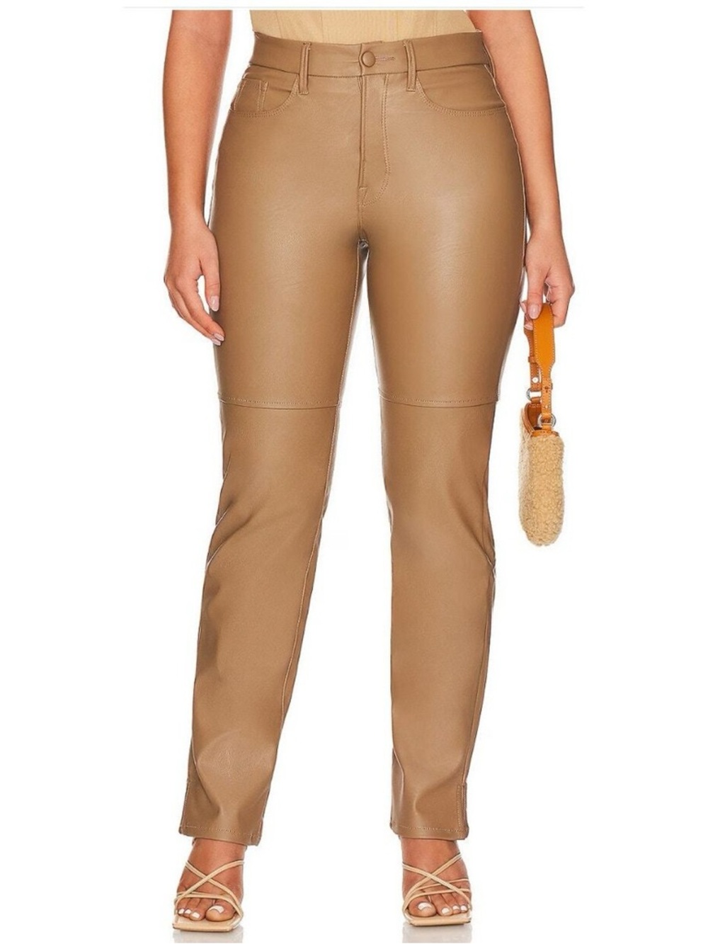 GOOD‎ AMERICAN Better Than Leather Straight Leg